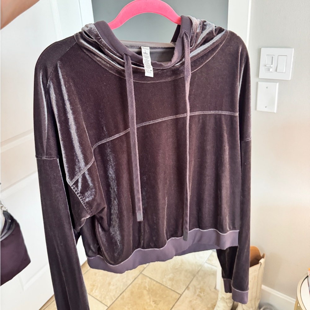 alo purple/mauve sweatshirt